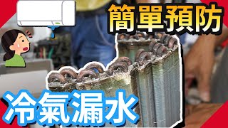 冷氣漏水常做這動作簡單預防｜冷氣漏水各種原因分享｜冷氣臭味原因｜各種爸爸2【水電爸爸】 [upl. by Rasia263]