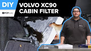 Volvo XC90 Cabin Air Filter Replacement 20152021 SPA Volvo XC90 T5 Momentum T6 Inscription T8 [upl. by Yelwar]