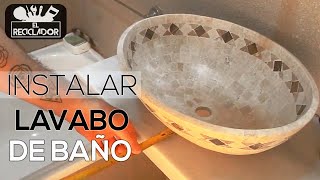 128 Lavabo de baño  como instalar [upl. by Yeniar]