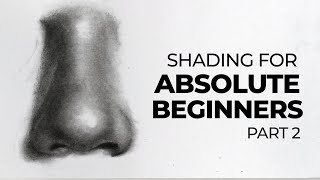 SIMPLE SHADING TUTORIAL PENCIL SHADING FOR ABSOLUTE BEGINNERS Part 2 [upl. by Lekram]