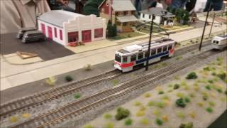 Tom Lederers HO Trolley Layout [upl. by Arber]