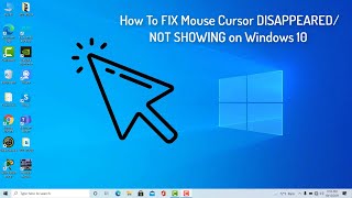 How To FIX Mouse Cursor Disappeared on Windows 10 PC amp Laptop Keyboard Only Tutorial [upl. by Laius]