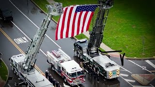 Wyomissing Fire Department Capt Derrick Nester LODD Funeral [upl. by Rosenquist]