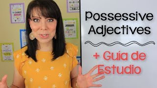 CÓMO USAR LOS ADJETIVOS POSESIVOS EN INGLÉS [upl. by Esyahc]