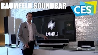 Raumfeld Soundbar mit StreamingFunktion amp Wireless Subwoofer CES 2016  AllroundPCcom [upl. by Chee]