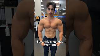 Save this chest workout 💪 chestworkout chestday chest [upl. by Tica186]