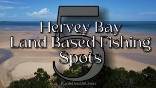 5 Land Based Fishing Spots in Hervey Bay in Under 5 minutes off the bank [upl. by Aizek]