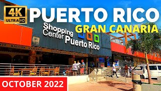 PUERTO RICO Gran Canaria 201022 🔴 Cala Nova Apartments to Shopping centre [upl. by Aushoj]