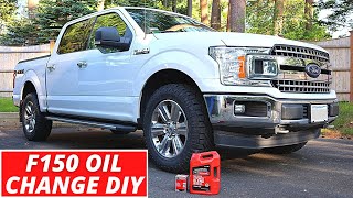 Ford F150 Oil and Filter Change DIY 2015  2020 50L V8 [upl. by Nigle]