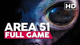 Area 51  Full Game Walkthrough  PC HD 60FPS  No Commentary [upl. by Eceertal]