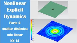 Análise dinâmica explícita com ruptura Explicit Dynamic Analysis [upl. by Hamlin]