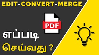 How to Edit Convert Merge and Split PDF Document [upl. by Cira]