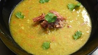 Slow Cooker Split Pea And Ham Soup Recipe [upl. by Lessig]