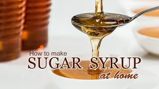 Make Simple Sugar Syrup at home  Simple Syrup Freeze Flavors homemade ice cream [upl. by Enaled]