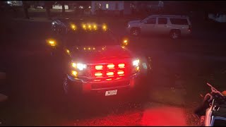 XRIDONSEN 2in1 30 inch Red Blue Grill Lights Police Lights for Trucks Vehicles [upl. by Atnoled981]