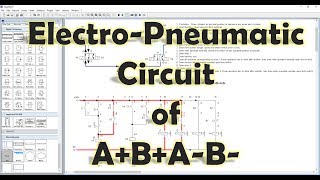 FluidSIM Mechatronics  Electro Pneumatic Circuit of ABAB Explained [upl. by Yenobe]