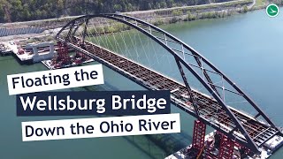 Floating the Wellsburg Bridge Down the Ohio River [upl. by Dnalwor964]