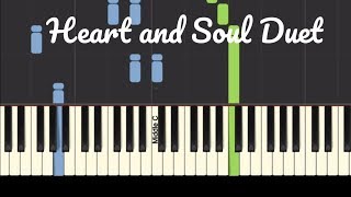 How to play Heart and Soul duet on the piano [upl. by Aleris276]