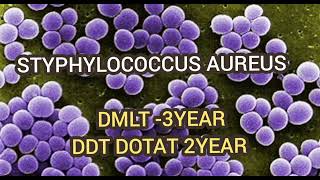 Styphylococcus Aureus l DMLT 3Year Microbiology l DDT DOTAT 2Year Microbiology l PMB [upl. by Anilef258]