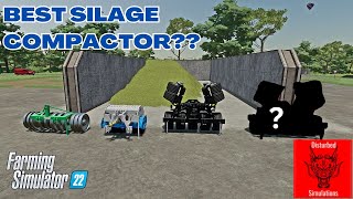 BEST SILAGE COMPACTOR  FARMING SIMULATOR 22 [upl. by Lazare]