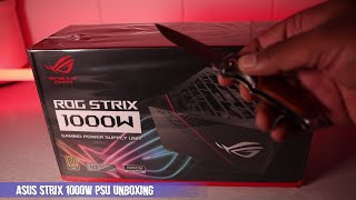 Asus ROG STRIX 1000W PSU Unboxing amp Review [upl. by Fallon]