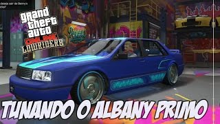 GTA V  Tunando o Albany Primo NOVO DLC LOWRIDERS [upl. by Rimola]