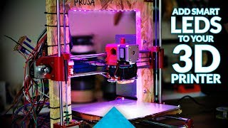 How to add softwarecontrolled LEDs to your 3D printer [upl. by Petr]