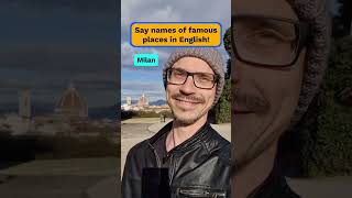 Names of Italian cities in English pronunciation englishtips speakenglish britishenglish [upl. by Ahsiem]