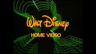 Walt Disney Home Video logo Low tone variant 1982 [upl. by Dambro629]