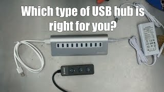 Powered vs unpowered USB hubs  which one is right for you [upl. by Gokey]