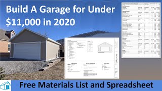 What are the Costs and Major Steps To Build A Garage [upl. by Joby]