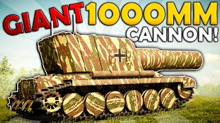 I Built An EPIC CURSED 1000MM Cannon Tank In Sprocket Tank Design [upl. by Odnomor]