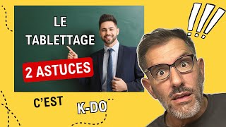 Le TABLETTAGE 2 ASTUCES [upl. by Merridie]