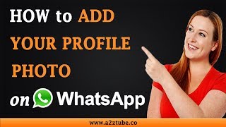 How to Add a Profile Photo on WhatsApp on an Android Device [upl. by Eatnuahc]