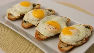 Homemade Breakfast Bruschetta Recipe  Laura Vitale  Laura in the Kitchen Episode 427 [upl. by Edouard]