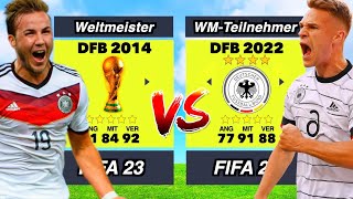 Deutschland 2014 vs Deutschland 2022 👀⚽️ [upl. by Enrichetta]