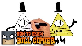 How to Draw Bill Cipher  Gravity Falls [upl. by Ssirk]