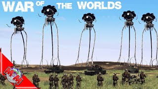 EPIC WAR OF THE WORLDS MOD  GIANT TRIPODS  Call To Arms Editor Battle [upl. by Corey503]