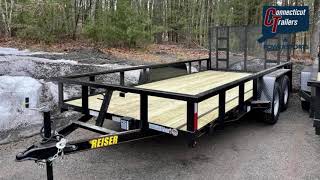 2019 Reiser Trailers L8218TA Landscape Trailer For Sale in Bolton CT [upl. by Ahcsas]