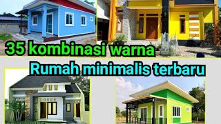 35 Kombinasi warna rumah minimalis  warna paling ngetren 2021  cat rumah minimalis 2021 [upl. by Atelokin809]