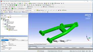 ANSYS Mechanical Fatigue Analysis of a Formula SAE Suspension Control Arm [upl. by Elahcar]