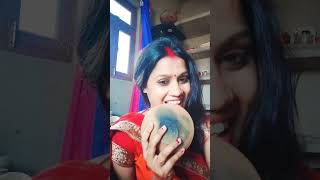 eating multani mitti diya Pujavinashofficial [upl. by Paradies]