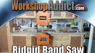 RIDGID 14 Inch Band Saw Overview  R474 [upl. by Milewski]