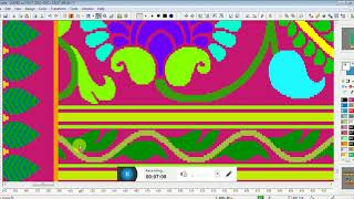 HOW TO ADD PATTERNS TO SAREE LAYOUT NED GRAPHICS TEXCELLE [upl. by Skricki755]