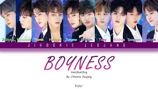 PRODUCE X 101  BOYNESS 소년미 少年美 Color Coded HanRomEng Lyrics [upl. by Airdnahs]