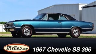 1967 Chevelle SS 396 4speed  MyRodcom [upl. by Hodgkinson]