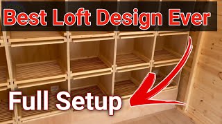 How To Make Pigeons Loft  Lofts making  Racing pigeons [upl. by Nemra]