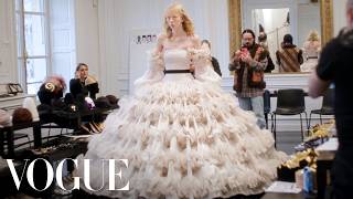 Inside Valentino’s Haute Couture Atelier With Alessandro Michele  Vogue [upl. by Grosvenor28]