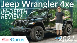 2021 Jeep Wrangler 4xe Review Jeeps silent rockcrawler  CarGurus [upl. by Goldarina]