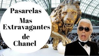 Top 5  Las Pasarelas Mas Extravagantes de Chanel [upl. by Geesey]